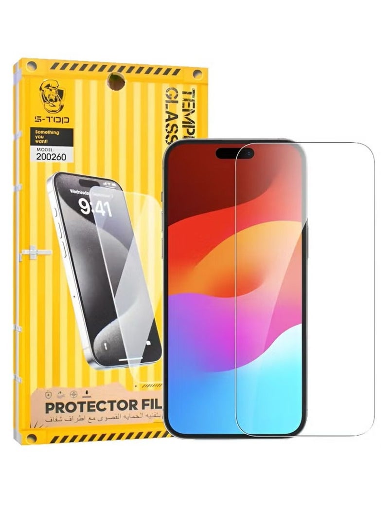 S-TOP Screen protection for iPhone 11 Pro Max, a layer of tempered glass without black edges, complete protection for your phone’s screen against breakage and glare from S-TOP - Image 1