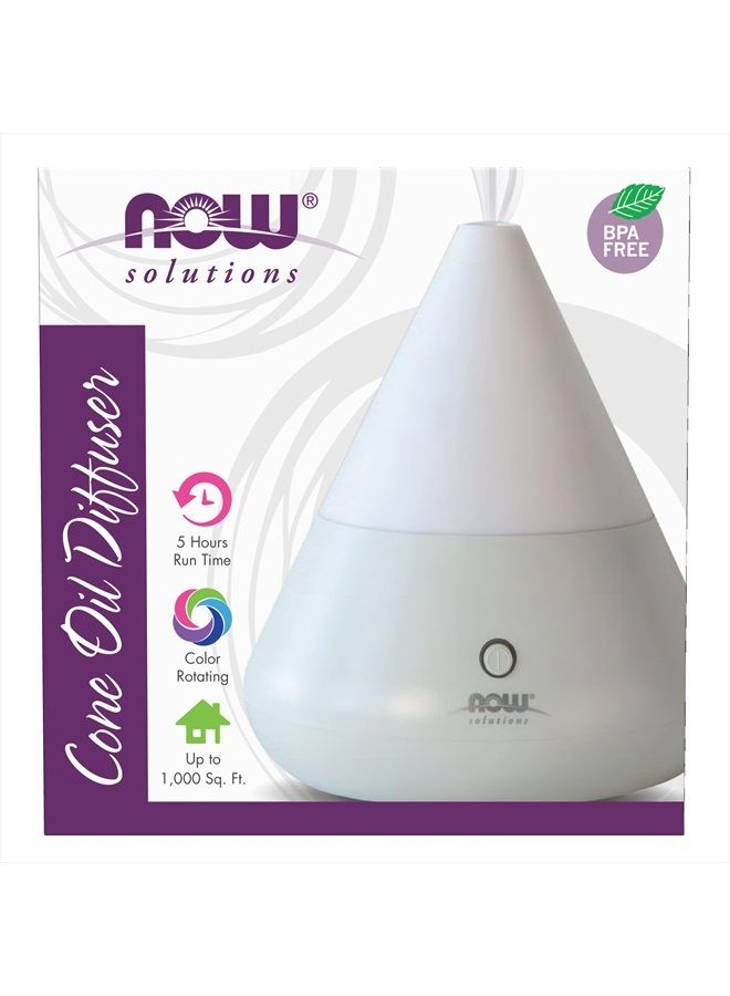 now Essential Oils, Ultrasonic Aromatherapy Oil Diffuser, Extremely Quiet, Heat Free and Easy to Clean, Color Changing LED Diffuser - Image 1