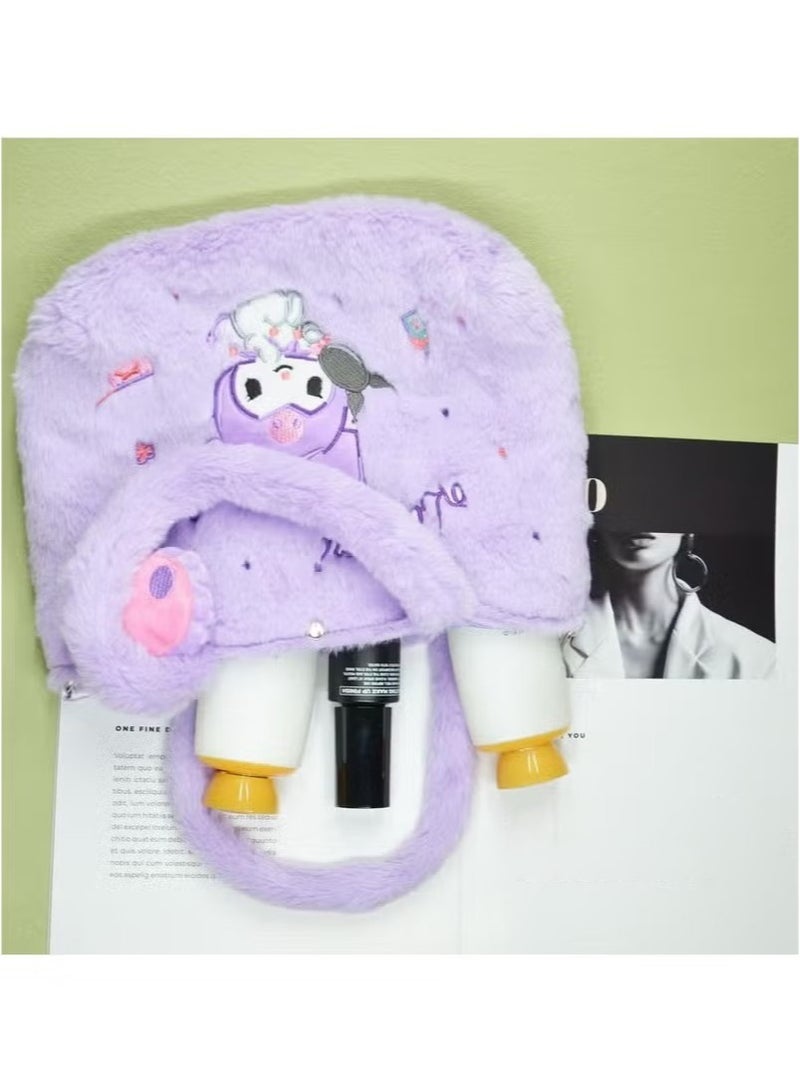 JOGAMS Adorable Plush Crossbody Bag Soft Fluffy Lolita Shoulder Bag for Kids and Women Cute Kitty Family Wallet Purse and Coin Pouch Accessories  - Image 4