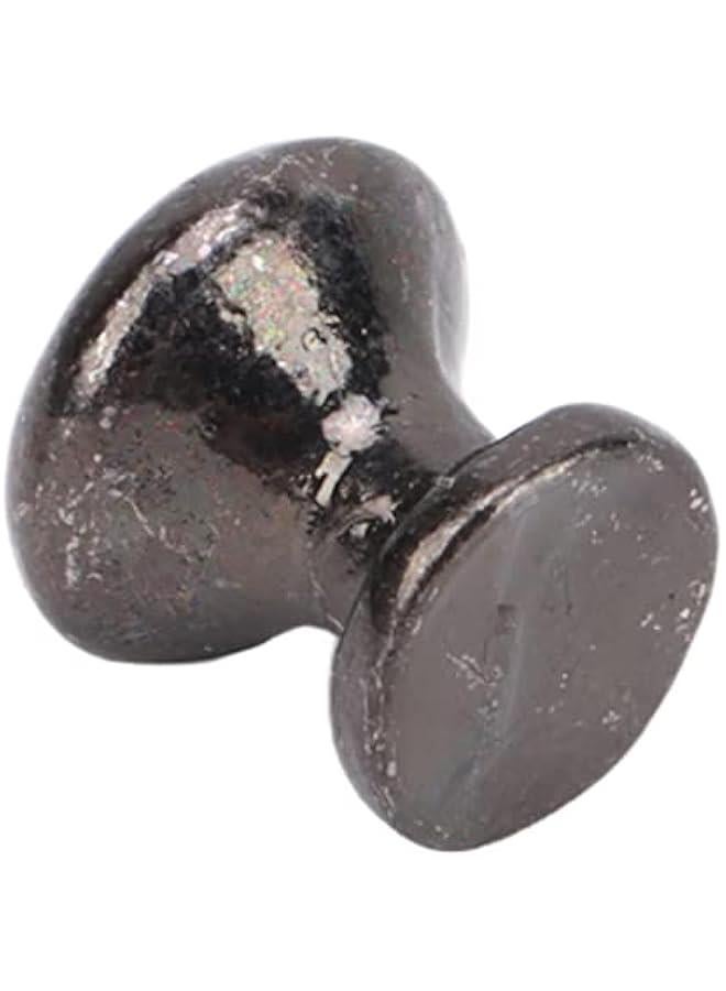 8pcs 1:12 Scale Miniature Round Head Pull Handle Metal Simple Dollhouse Door Handle Knobs (Black)  - Image 4
