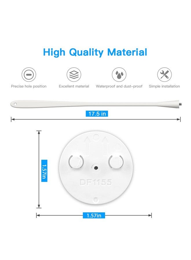 HOLACA Flexible Twist Mount for Owlet Cam 2 and Owlet Cam Baby Monitor Camera Stand with 1/4 Threaded Hole and Adjustable 360 Degree Mount for Crib Nursery(with Base Connect) - Image 5