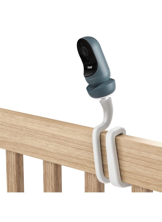 HOLACA Flexible Twist Mount for Owlet Cam 2 and Owlet Cam Baby Monitor Camera Stand with 1/4 Threaded Hole and Adjustable 360 Degree Mount for Crib Nursery(with Base Connect) - Image 1