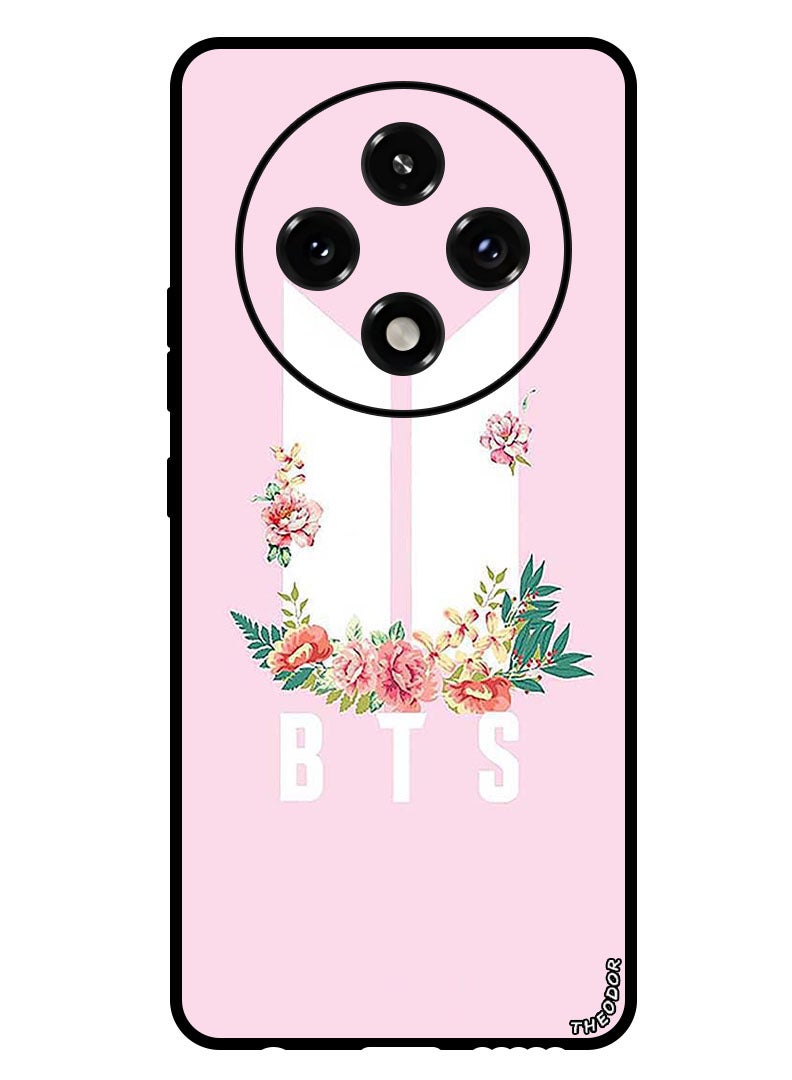 Theodor Protective Case Anti Scratch Shock Proof Bumper Cover For Oppo A3 Pro BTS floral - Image 1