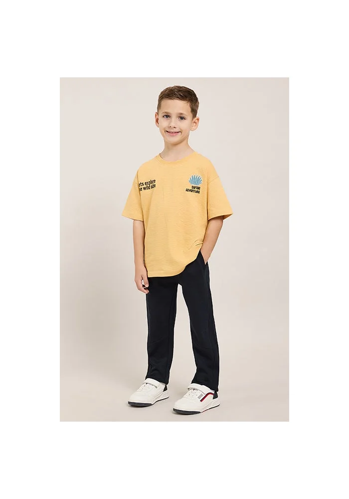 R&b Solid Knitted Pants with Drawstring Waist
