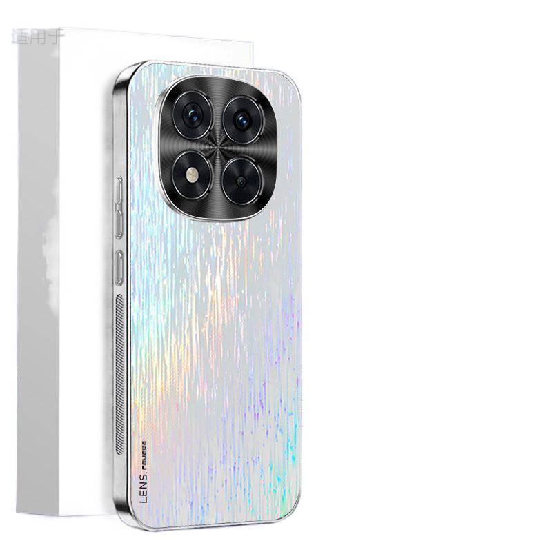Acrylic Protective Case for Redmi Note 14 Pro with Drop Protection and Shimmering Color Changing plus Shockproof plus Stain Resistant in Shimmering - Image 3