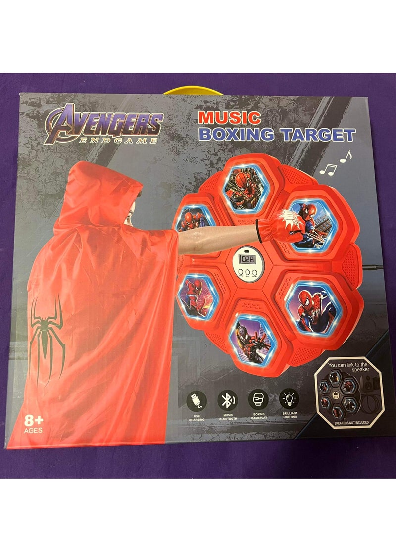 AVENGERS Hexagonal Interactive Boxing Target With Lights & Music – Spider-Man Edition For Kids 7+ - Image 4
