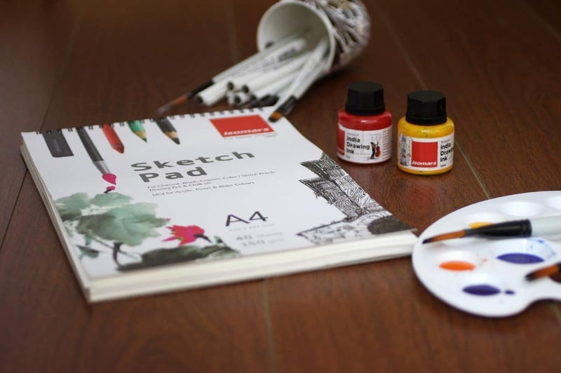 Isomars Isomars India Waterproof Drawing Ink 35ML Black - Image 3