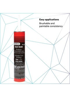 3M Dynatron Auto Seam Sealer Caulk 550 Grey Color Permanently Elastic Fastskinning Nonstaining Nonsagging 12 Oz  - Image 2