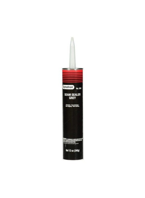Dynatron Auto Seam Sealer Caulk 550 Grey Color Permanently Elastic Fastskinning Nonstaining Nonsagging 12 Oz