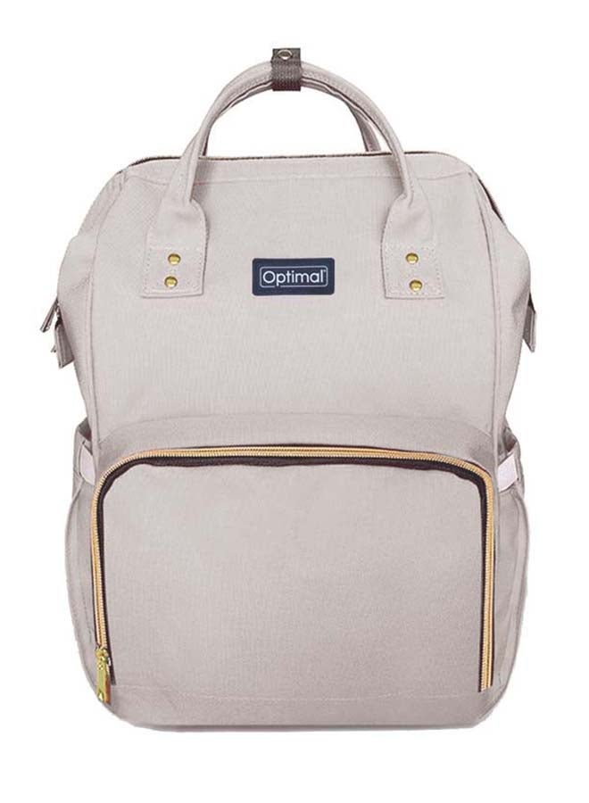 Optimal Mom and Baby Backpack, Beige - Image 1