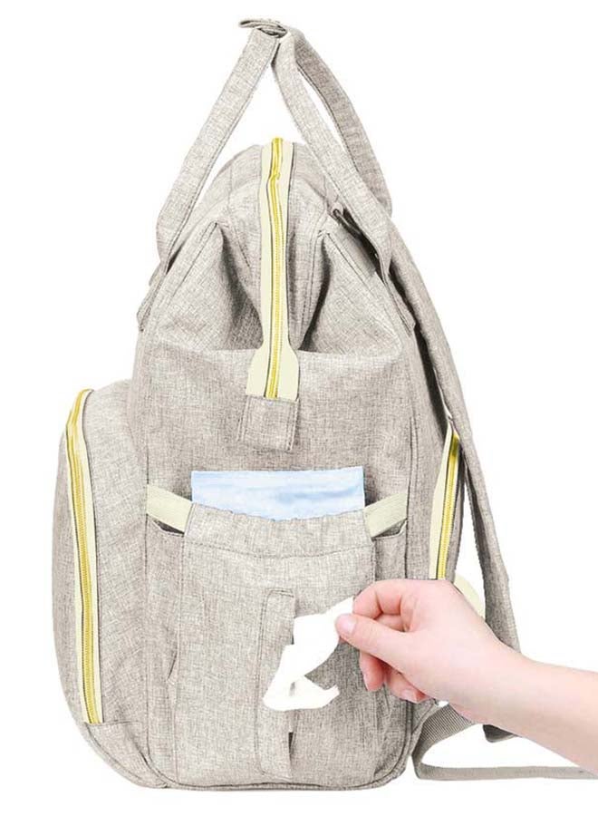 Optimal Mom and Baby Backpack, Beige - Image 2