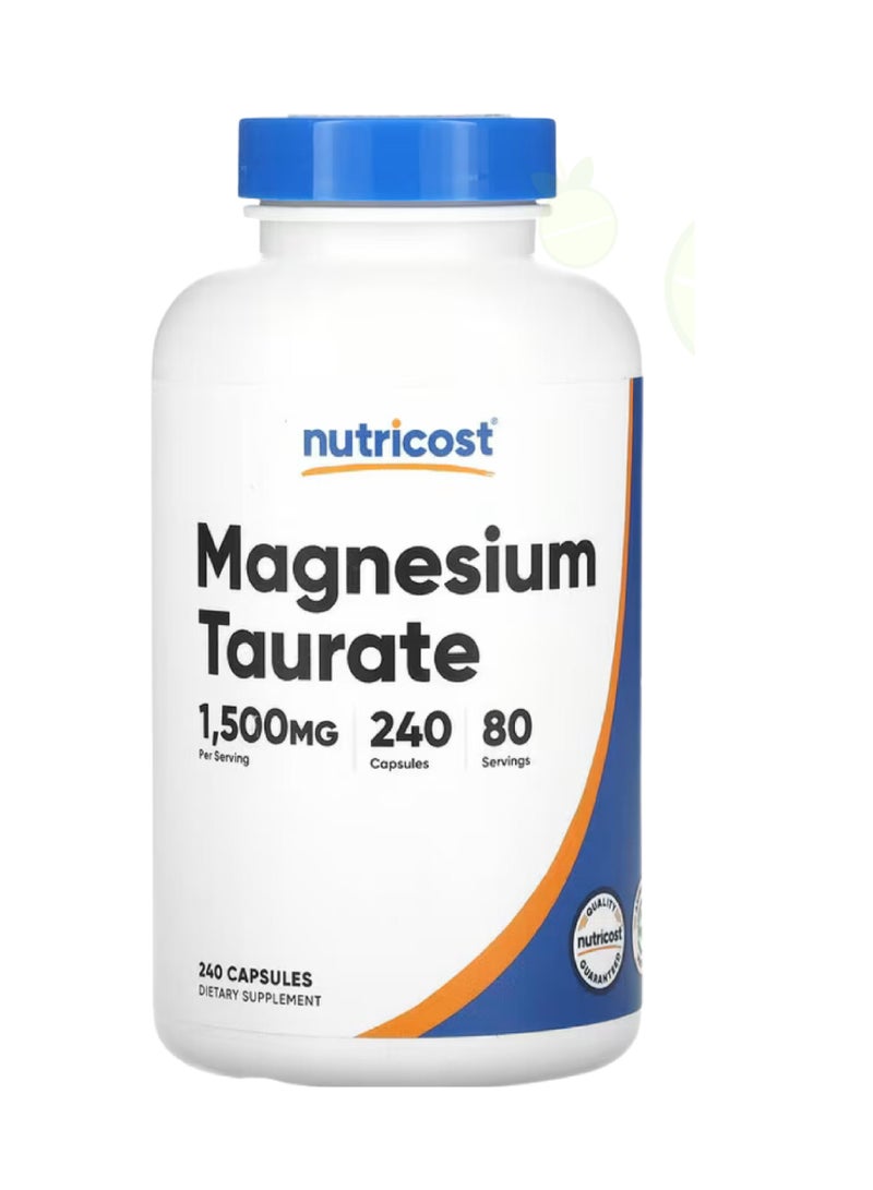 Nutricost Magnesium Taurate 1,500mg 240cap