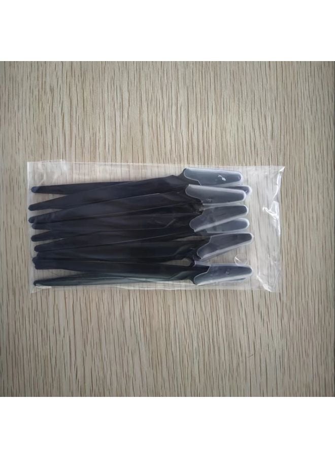 6pcs Black Safety Eyebrow Razors With Protective Covers For Women Men - Image 4