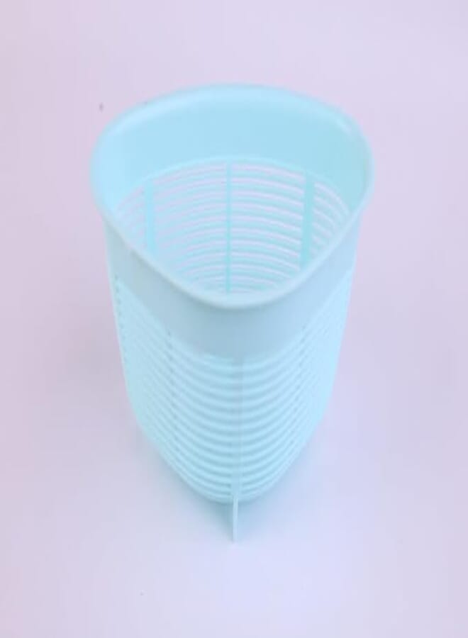 High-quality plastic sink strainer from M Store, turquoise color