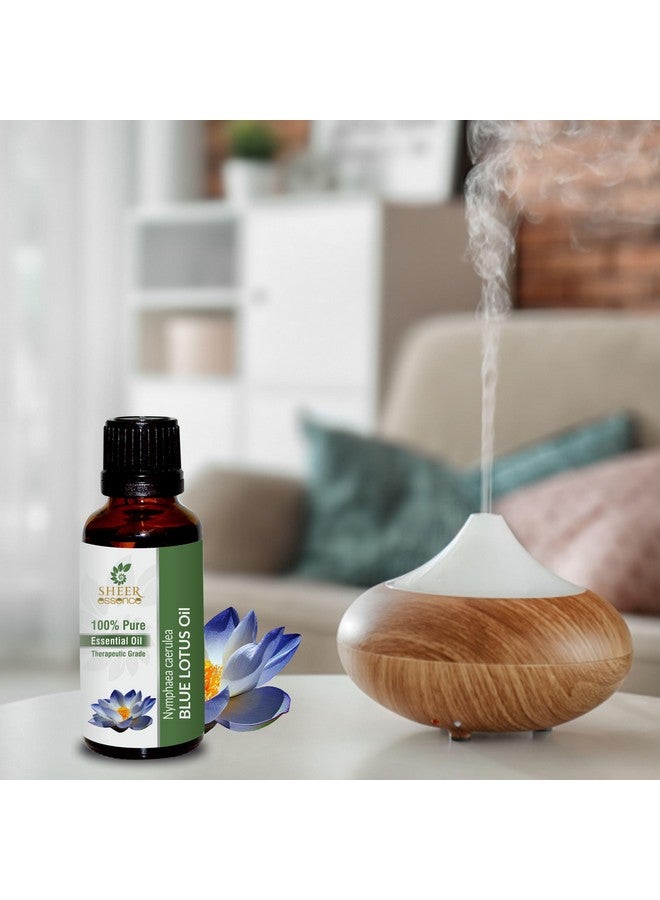 Sheer Essence Blue Lotus Essential Oil, Therapeutic Grade, 100% Pure And Natural Premium Grade Oil, (5 Ml)  - Image 2