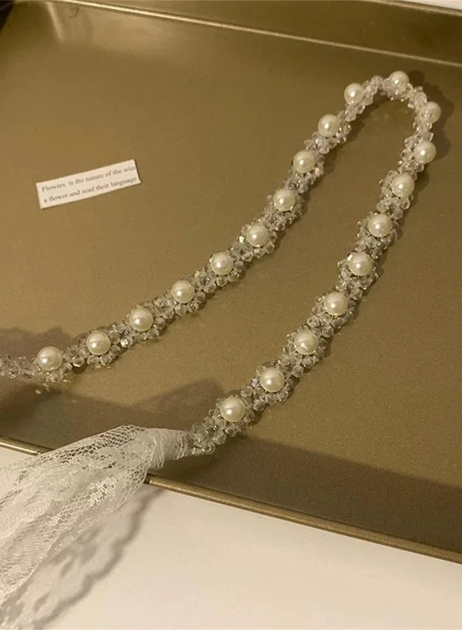 Take Two  Faux Pearl Embellished Headband for Women | Best Price UAE