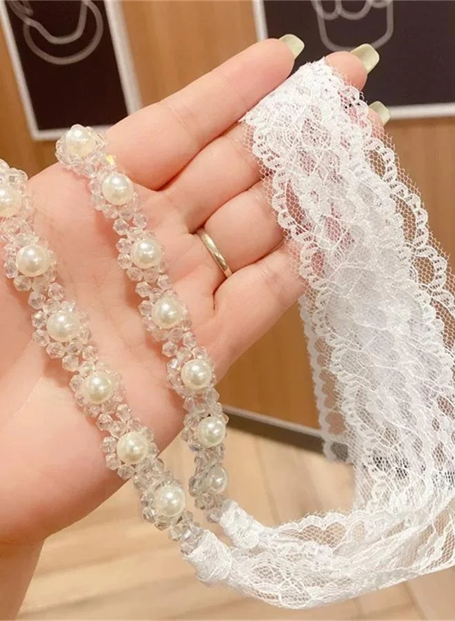 Take Two  Faux Pearl Embellished Headband for Women | Best Price UAE
