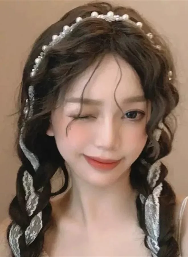 تايك تو Faux Pearl Embellished Headband