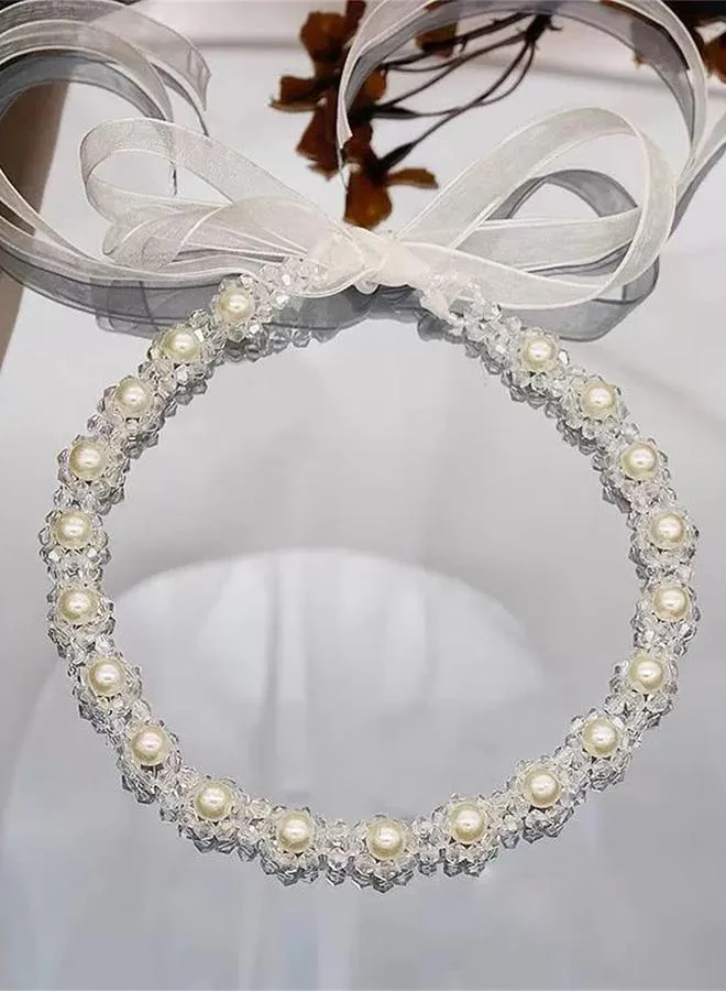 Take Two  Faux Pearl Embellished Headband for Women | Best Price UAE