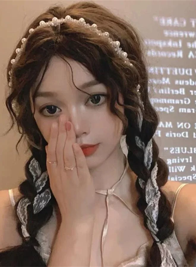 تايك تو Faux Pearl Embellished Headband