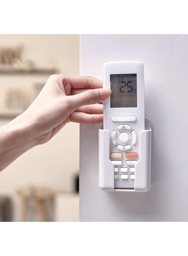 دوغي 5 عبوات حامل التحكم عن بعد مثبت على الحائط ، حامل جهاز التحكم عن بعد حامل التلفزيون المثبت على الحائط حامل جهاز التحكم عن بعد ذاتية اللصق لصندوق تخزين الوسائط حامل القلم منظم لوحدة التحكم في مكيف الهواء - Image 3