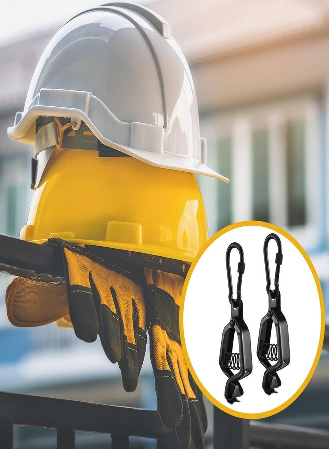 CraftyDream 2pcs Glove Clip Firefighter Glove Strap Stainless Steel Powerful Bite Gloves Holder for Tactical Backpack, Tool Belt, Outdoor Accessory - Image 3