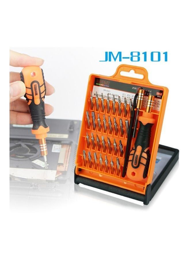 JAKEMY 33-Piece Screwdriver Set Silver/Orange/Black - Image 5