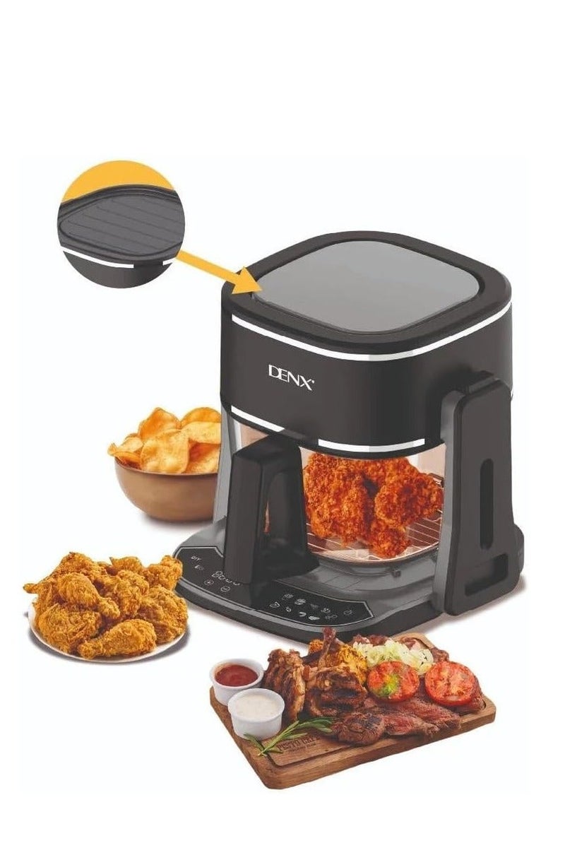 Denx Air Fryer & Grill 2-in-1, 1400W, 4.5L Capacity - DX3411 - Image 1