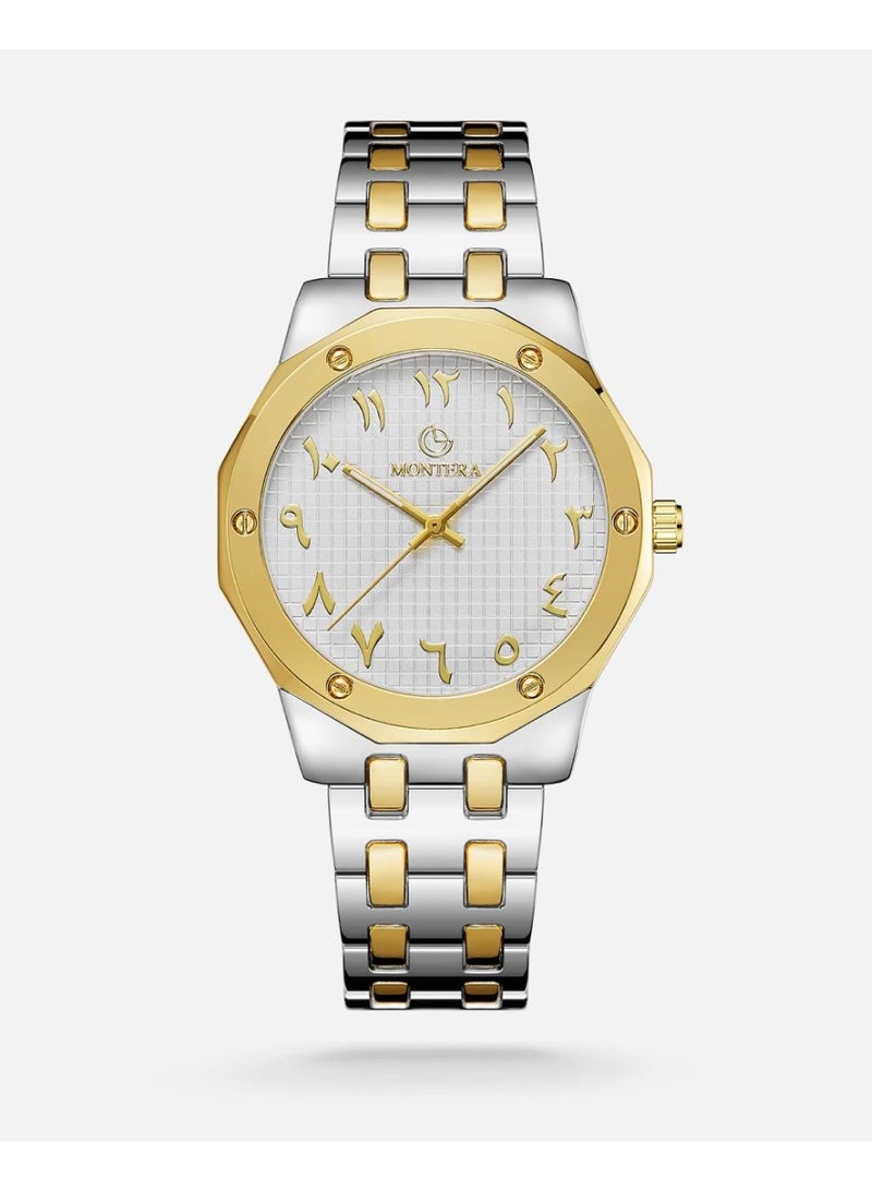 Montera Classic Men's Wristwatch, Water Resistant