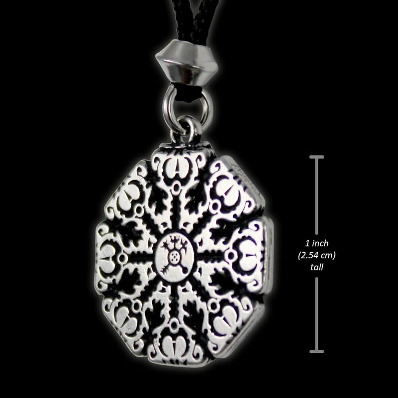 Pepi Helm of Awe Aegishjalmur Pendant Necklace - Norse Viking Protection Amulet - Image 3