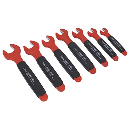 Rhino Insulated Open End Spanner Set 1000V 18 Piece Metric Wrench Kit 7mm - 24mm - Image 3
