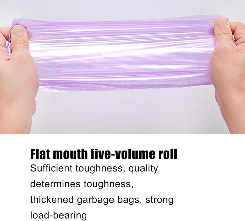 Trash Bags, 5 Rolls of Drawstring Waste Bags – Trash Bags for the Bathroom, Kitchen, Bathroom, Garden, Lawn, Office, Garage, Home - Image 5