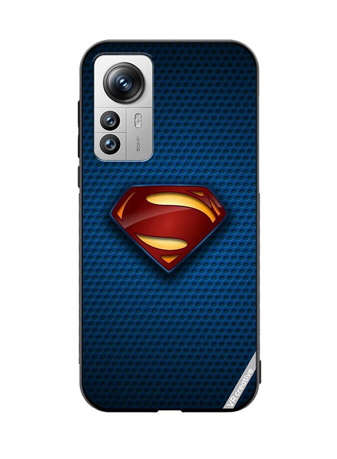 VR CREATIVE Protective Case Cover For Xiaomi 12X Superman Design Multicolour - Image 1