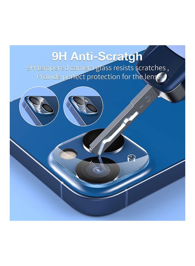 NIBEMINENT 2-Piece Camera Protector Lens Glass For iPhone 13 Mini Clear  - Image 3