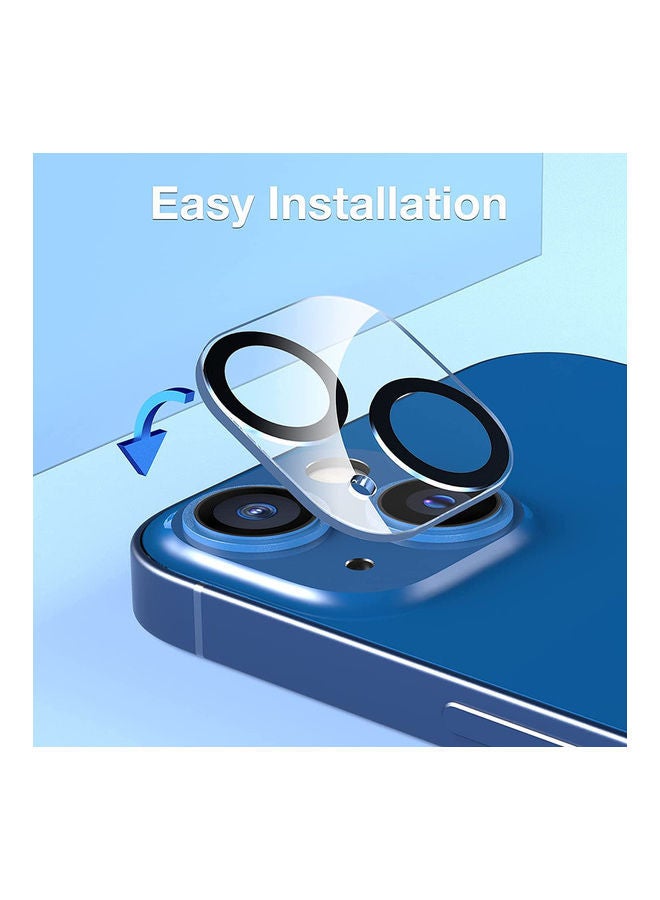 NIBEMINENT 2-Piece Camera Protector Lens Glass For iPhone 13 Mini Clear  - Image 2