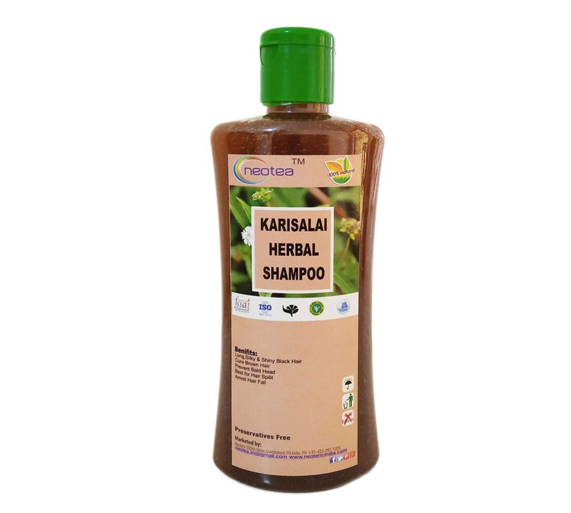 Neotea Karisalai Herbal Shampoo 250ml – Natural Hair Care for Scalp Health, Strengthens Hair, Reduces Dandruff & Promotes Shine – Chemical-Free, Plant-Based Ingredients for Soft, Healthy Hair - Image 5