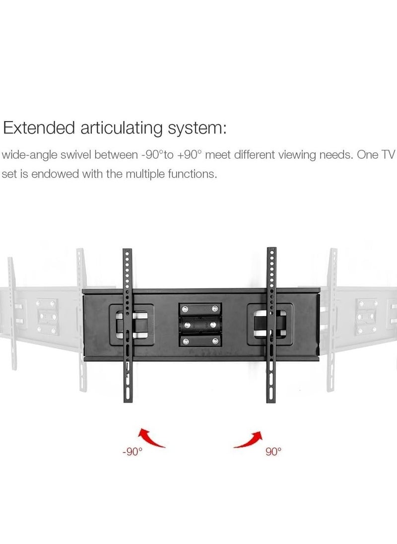 ELTRAZONE A04 Full Motion Articulating TV Wall Mount Bracket for 32-65 Inch LED, LCD, HD, 4K, and Plasma TVs – Universal Tilt, Swivel, Extendable Arm, Sturdy & Space-Saving Design – Adjustable Wall Mount for Optimal Viewing - Image 4