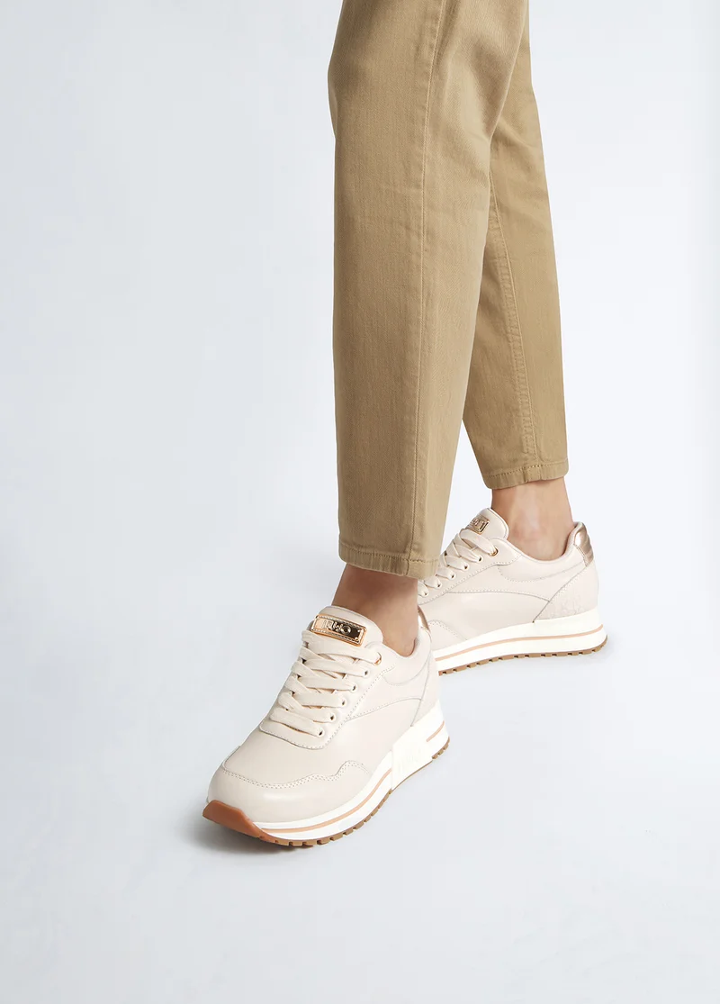 ليو جو Leather sneakers