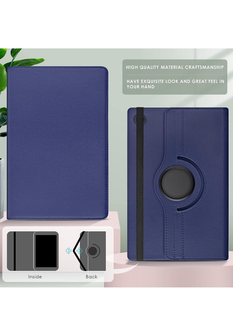 Raxoom Case Compatible with Galaxy Tab A8 10.5" Case (SM-X200/X205/X207), Galaxy Tab A8 Case 10.5 inch,Auto Sleep/Wake 360Â° Rotating Stand Folio Leather Case for Tab A8 2022 (Dark blue) - Image 2