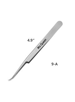 Ms.Queen Eyelash Extension Tweezers,Professional Curved Pointed Isolation Tweezers For Classic Individual Volume Mink Lash Extensions  - Image 1