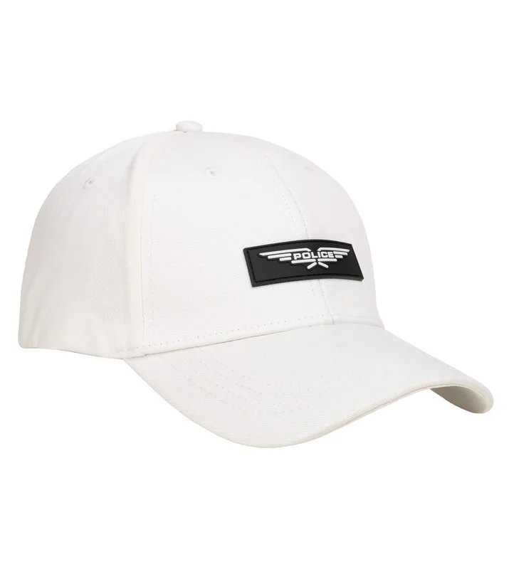 بوليس Police Signature Cotton Baseball Cap - White