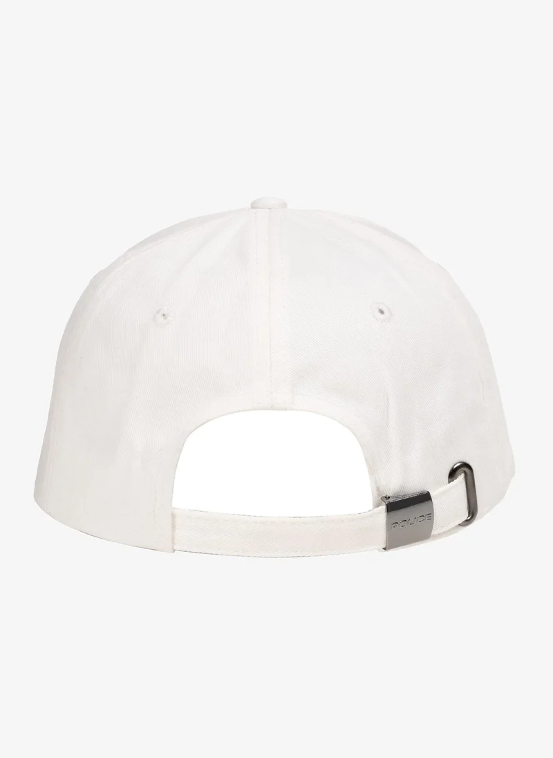 بوليس Police Signature Cotton Baseball Cap - White