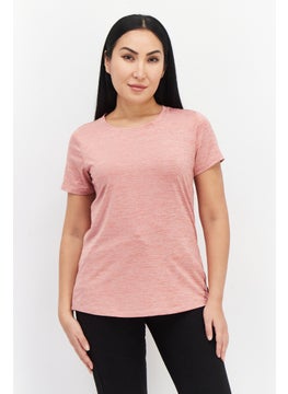 Eddie Bauer Women Round Neck Short Sleeve Heather T-Shirt, Old Rose  - Image 1
