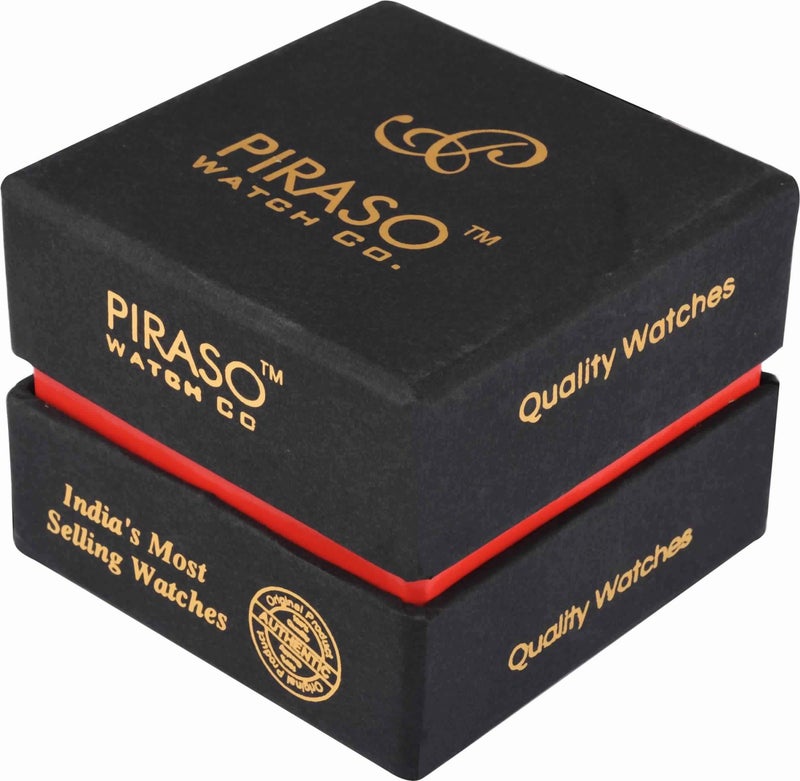 PIRASO Luxury Analogue Men's Watch(Black Dial Black Colored Chain)-D&D 14 Black CK - Image 5