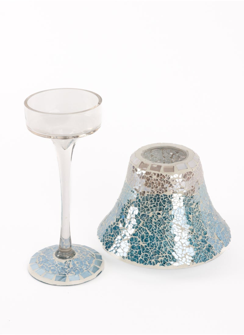 Elegant Home - glass mosaic candle holder with a luxurious design made of premium materials and high quality - Image 1