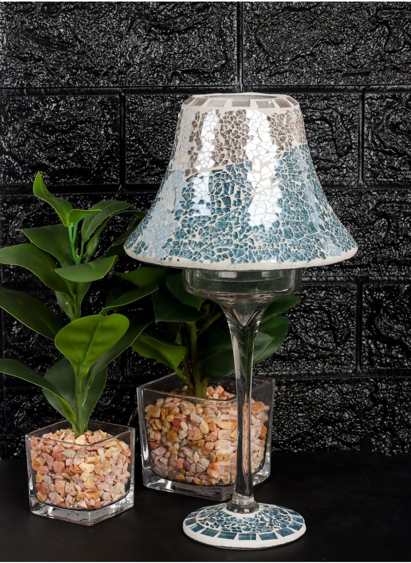 Elegant Home - glass mosaic candle holder with a luxurious design made of premium materials and high quality - Image 1