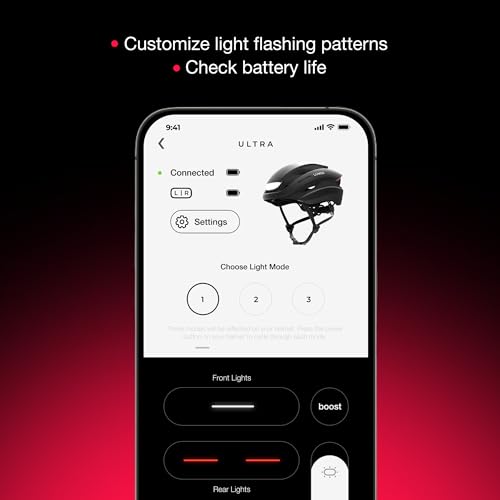 Lumos Ultra Smart Bike Helmet | Customizable Front and Back LED Lights with Turn Signals | Road Bicycle Helmets for Adults: Men, Women (Without MIPS) - Image 4