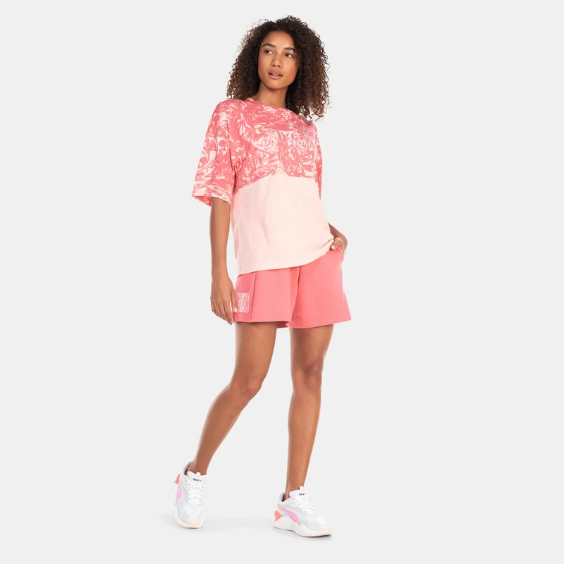 PUMA Women's POWER Colourblock Summer High Waist Shorts