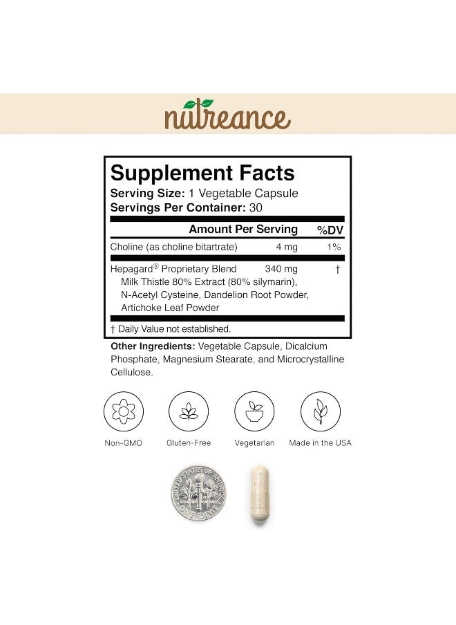 Hepagard - Natural Liver Support Supplement Capsule With N-Acetyl Cysteine (Nac) - Non-Gmo, Gluten-Free  - Image 4