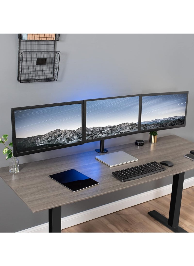 Generic - Triple Screen Adjustable Stand 15"-33" Desk Mount VESA Z033 - Image 1